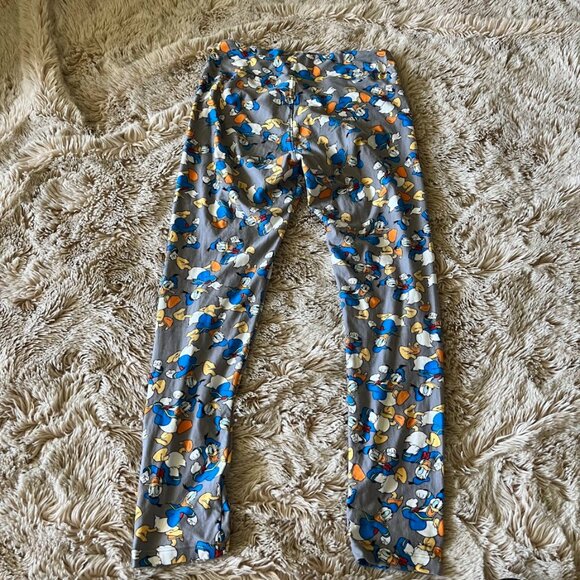 Lularoe Donald Duck Leggings One Size - Picture 3 of 4